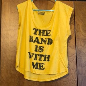 Mustard yellow t-shirt